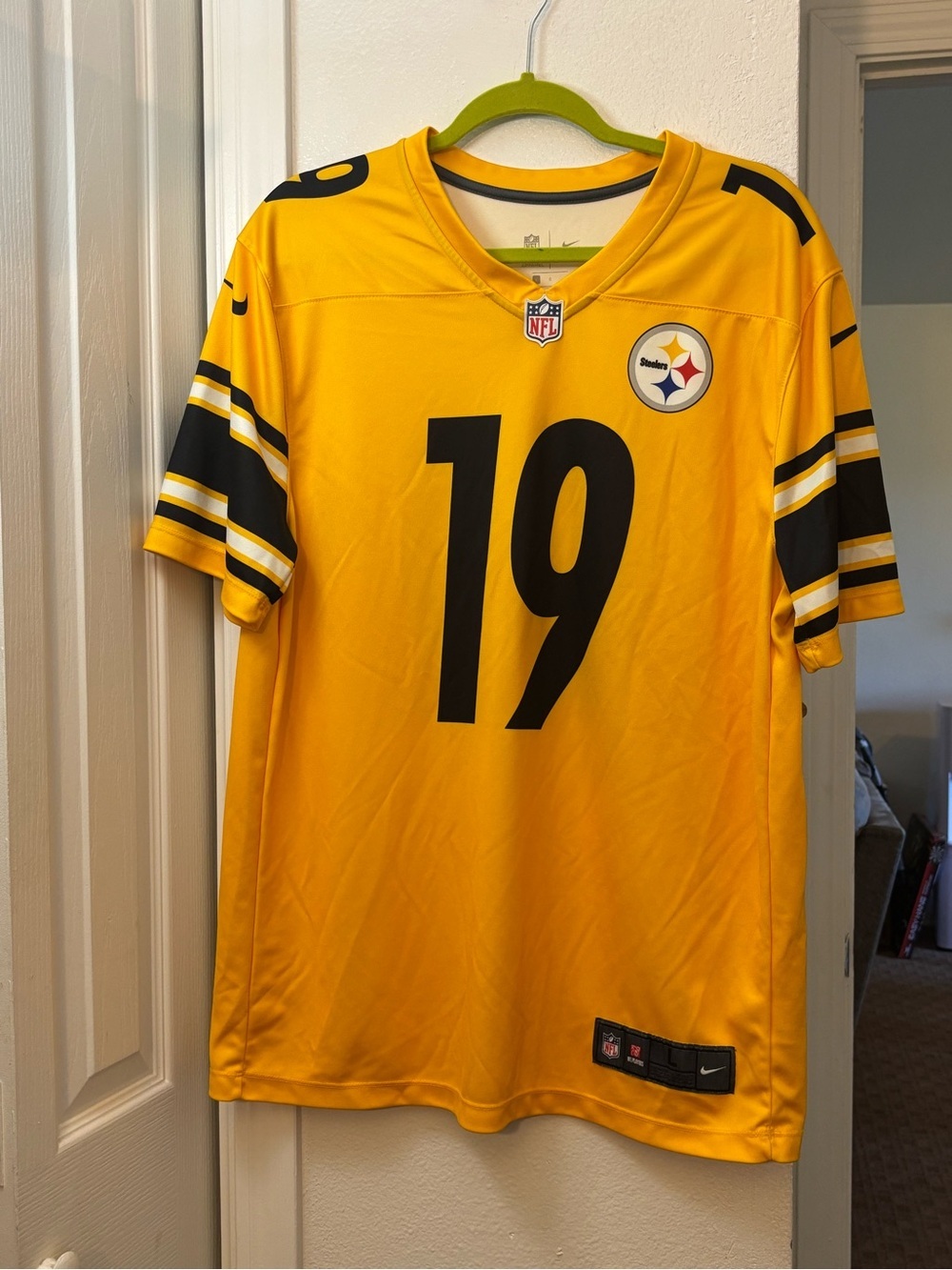 JuJu Smith-Schuster #19 Men's Nike Inverted Color Rush Legend Jersey